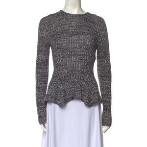 Christan Dior Black & White Wool Cardigan